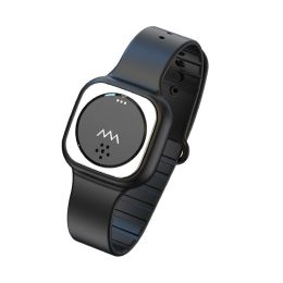 Mosquito Repellent Bracelets; Ultrasonic Electronic Watches; Outdoor Anti-mosquito Mosquito Repellent Devices For Adults (Color: Black)