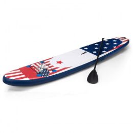 Enjoy Wonderful Water Sports 11-Feet Inflatable Adjustable Surfing Paddle Board (Main Material: EVA, Color: As picture shown)