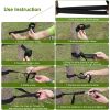 600lbs Load 2 Persons Hammock with Mosquito Net Outdoor Hiking Camping Hammock Portable Nylon Swing Hanging Bed
