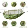 600lbs Load 2 Persons Hammock with Mosquito Net Outdoor Hiking Camping Hammock Portable Nylon Swing Hanging Bed