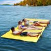 Floating Water Mat 3-Layer Float Portable Tear-Resistant Water Activities Mat for Pool, Lake, Oceans Outdoor Water Activities